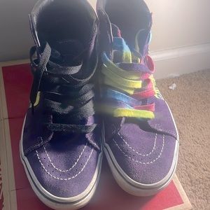 Tie die Vans. Size 8
